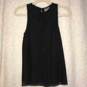 Black blouse tank